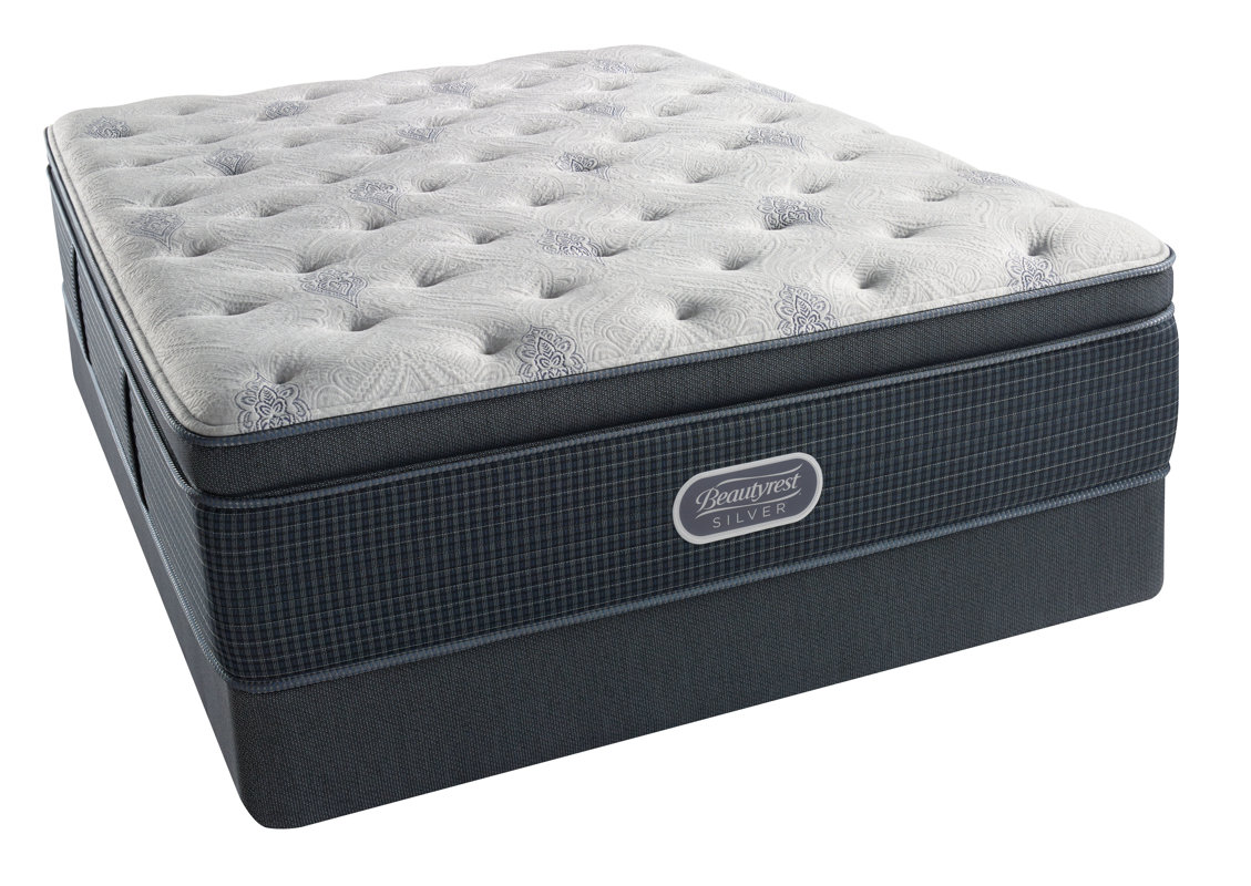 Simmons Beautyrest Beautysleep 13.5" Medium Firm Pillowtop Cooling Gel ...